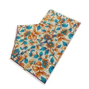 African Wax print fabric - Flowers