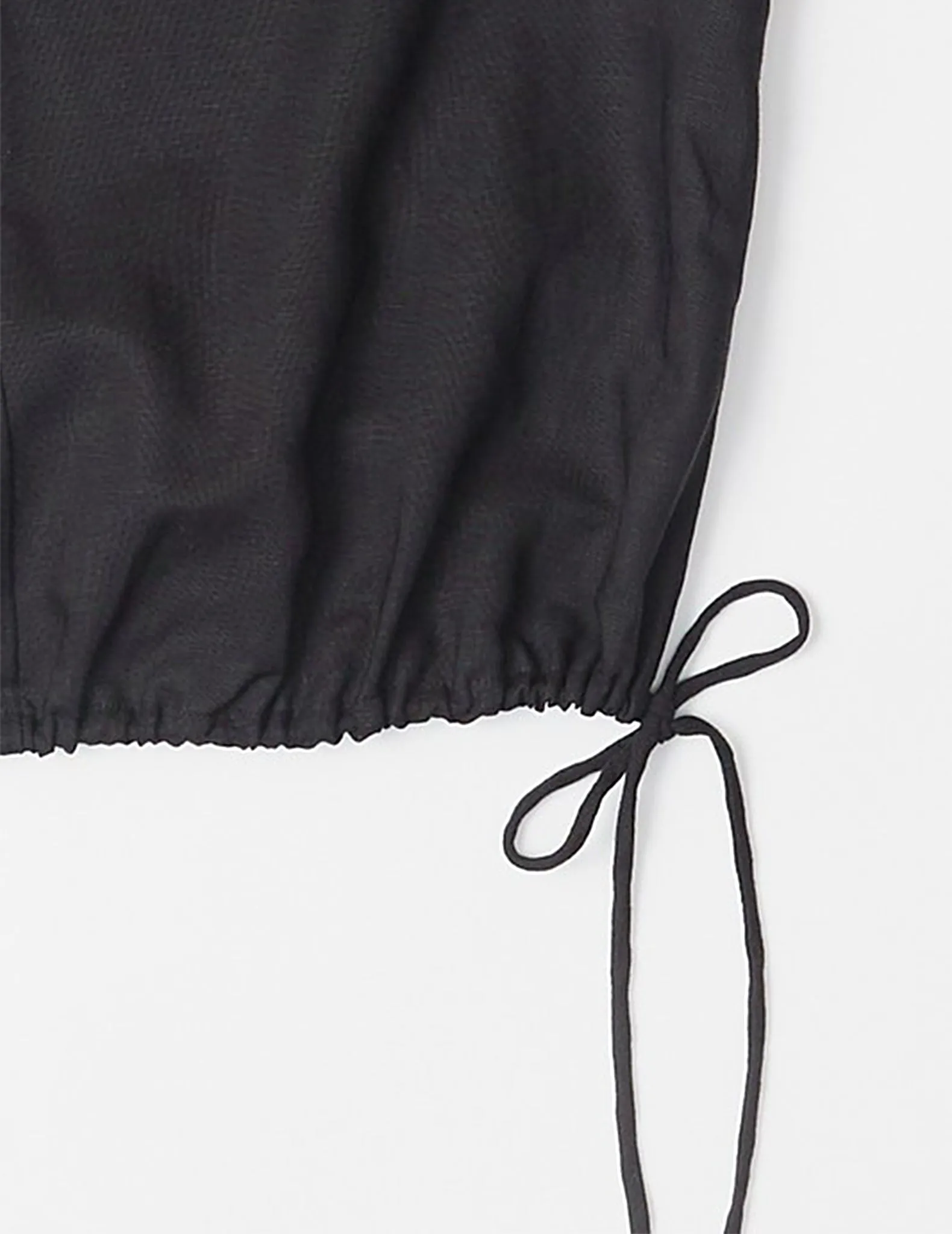 Agnes Sleeveless Linen Drawstring Top