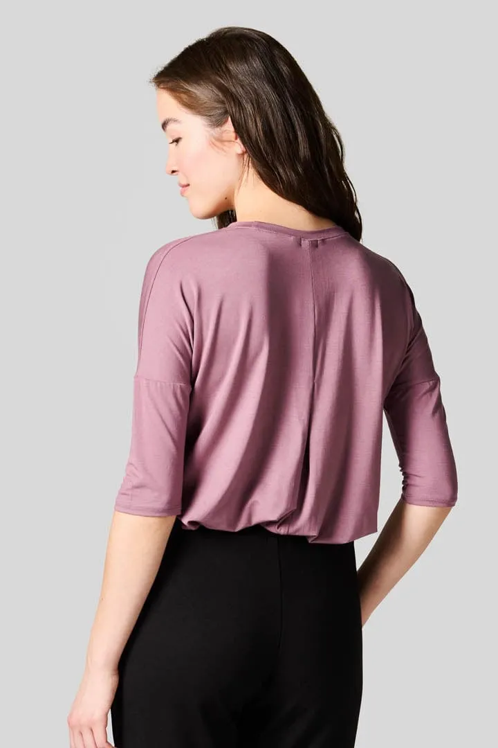 Ainsley Tee in Iced Mauve
