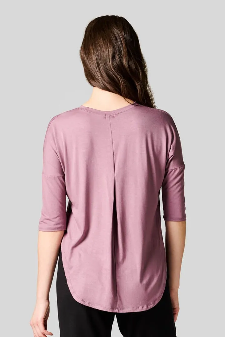 Ainsley Tee in Iced Mauve