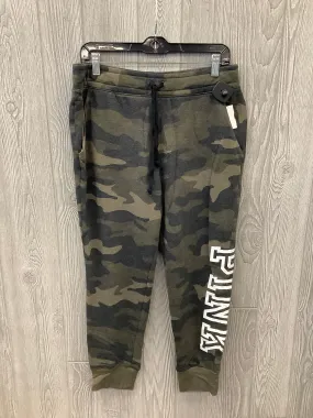 Athletic Pants By Pink In Camouflage Print, Size: L