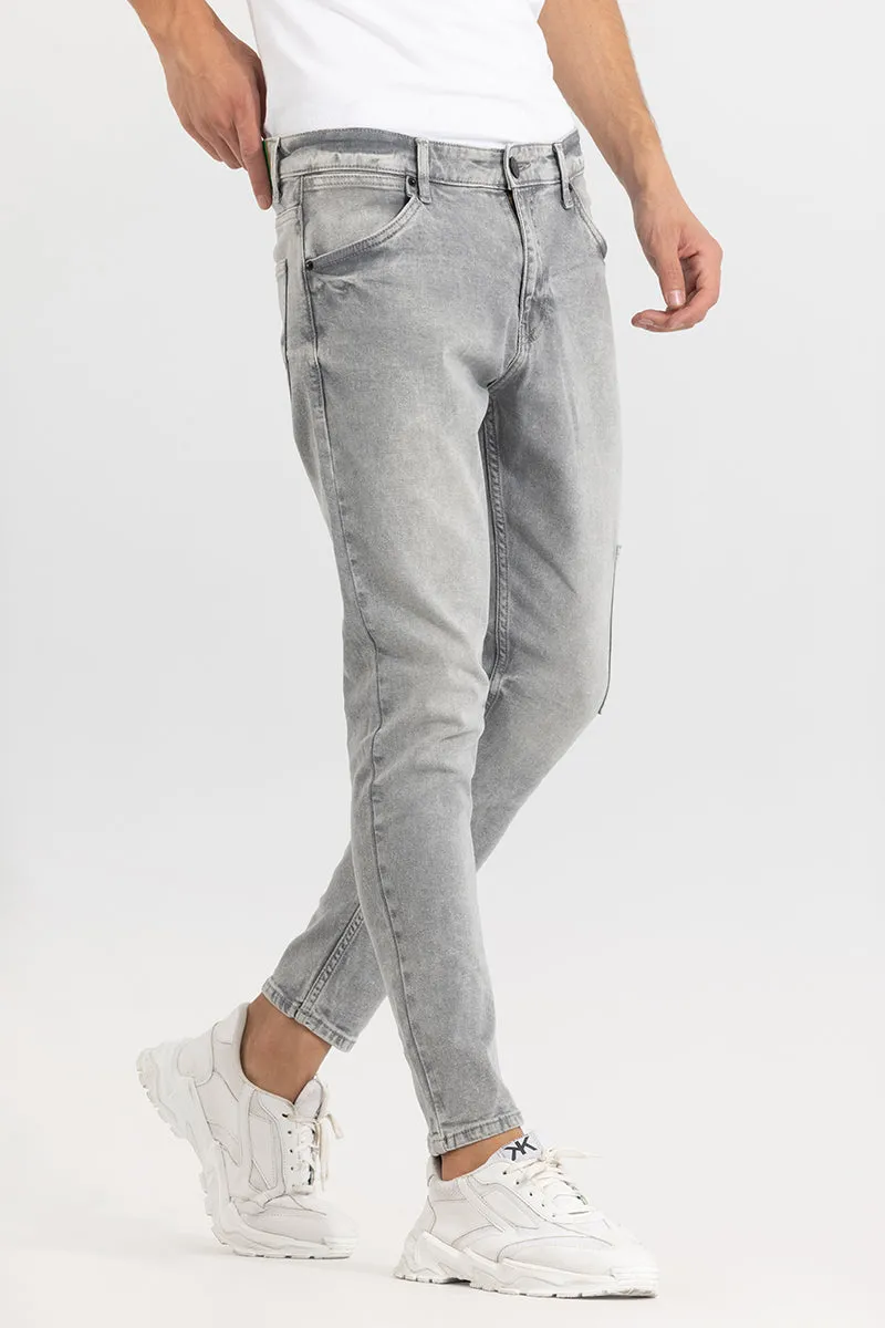Avik Pebble Wash Grey Skinny Jeans