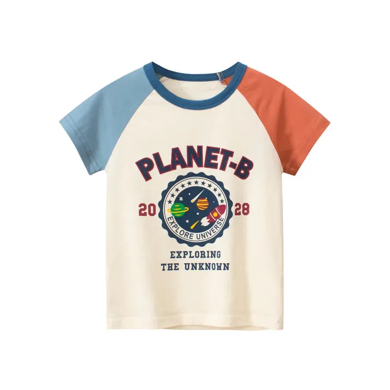 Baby Boy Crocodile Animal Dinosaur 3D Summer Shirts