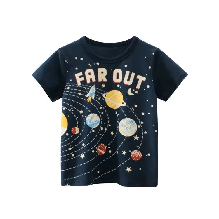 Baby Boy Crocodile Animal Dinosaur 3D Summer Shirts