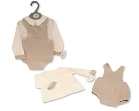 Baby Boys 2 pcs Short Dungaree Set - (0-12 Months) (PK6) Bis-2020-2550