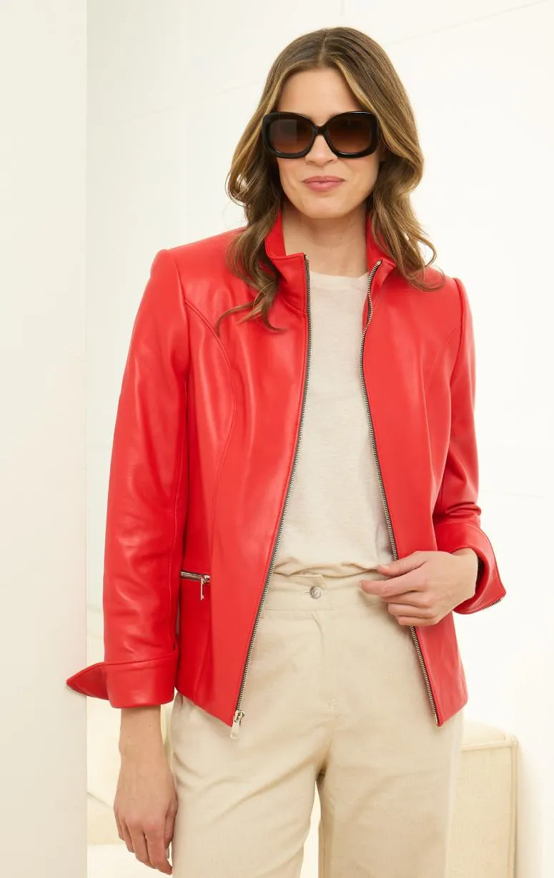 Barrington's - Short Leather Jacket