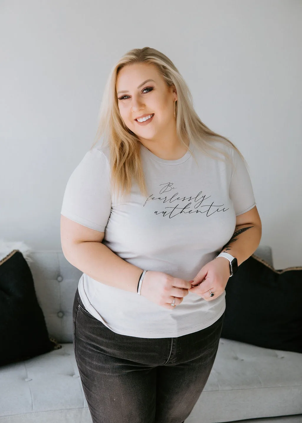 Be Fearlessly Authentic Graphic Tee FINAL SALE