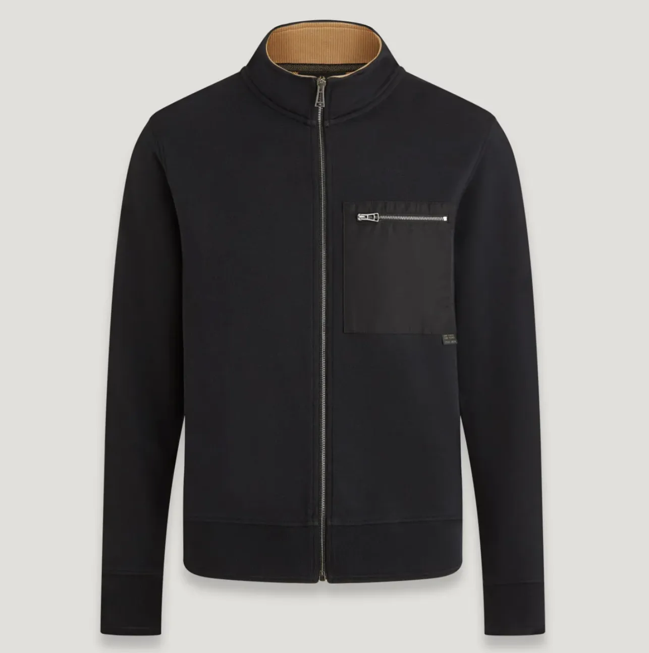Belstaff Centenary Ful Zip Sweatshirt Black