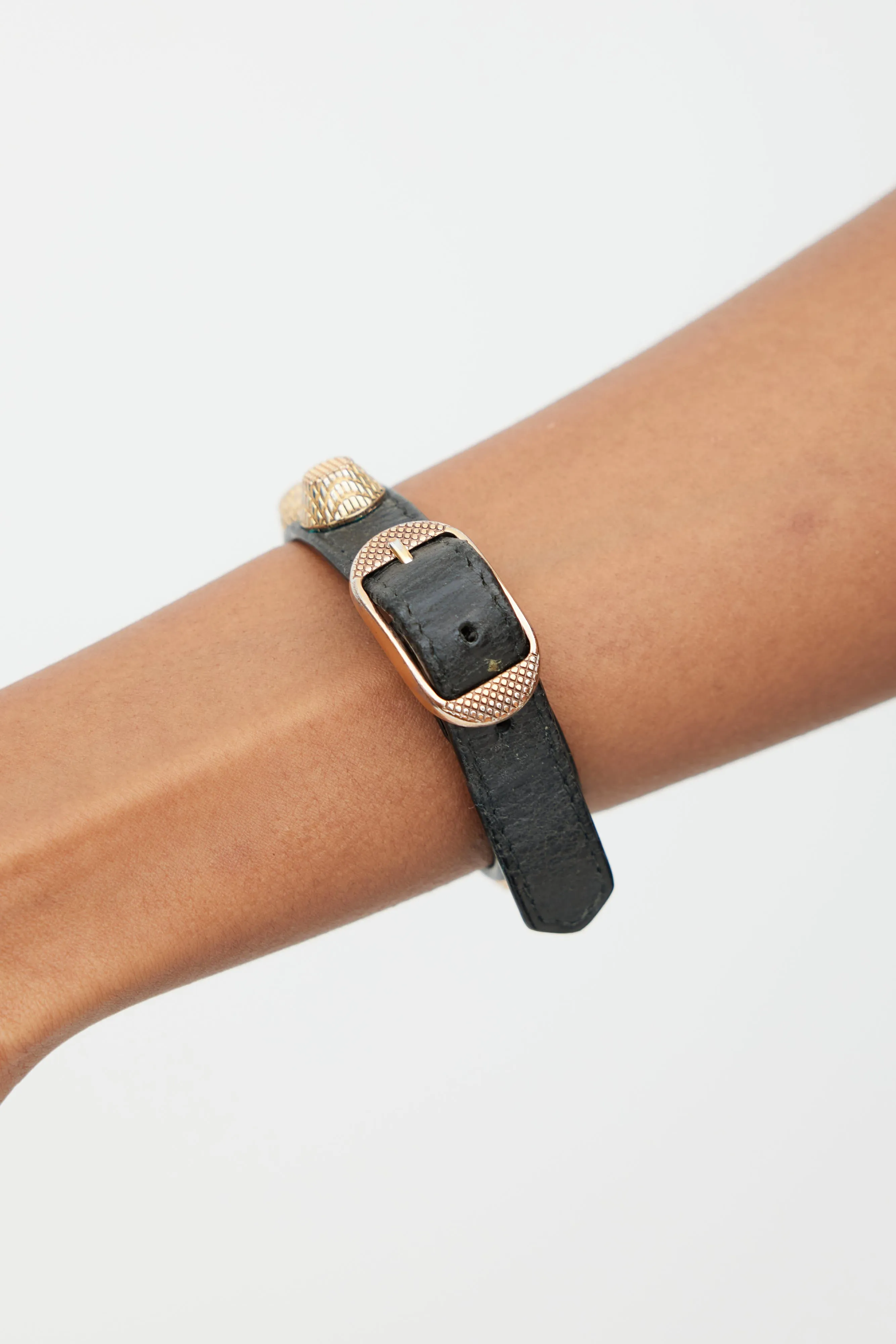 Black & Copper Studded Bracelet