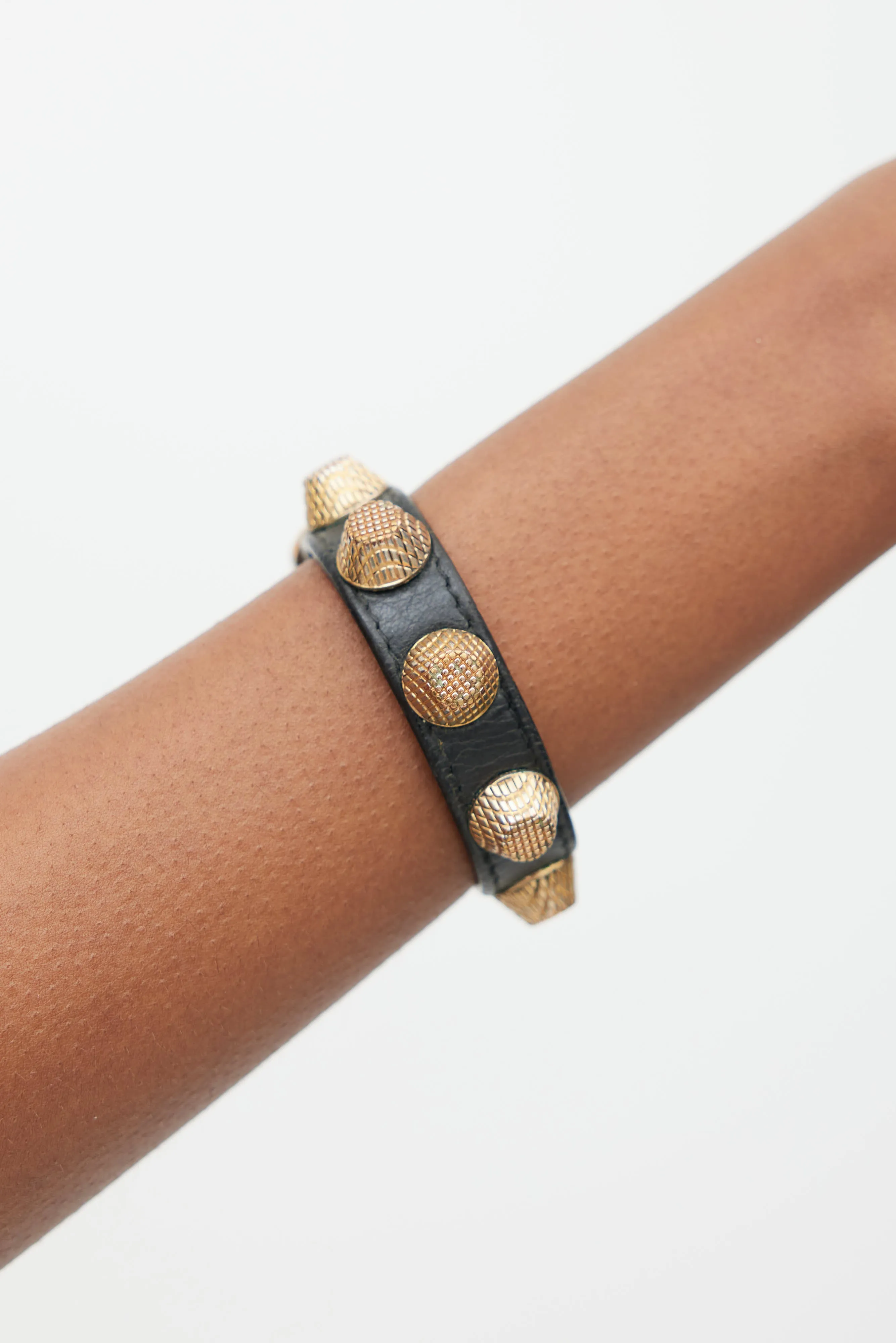 Black & Copper Studded Bracelet
