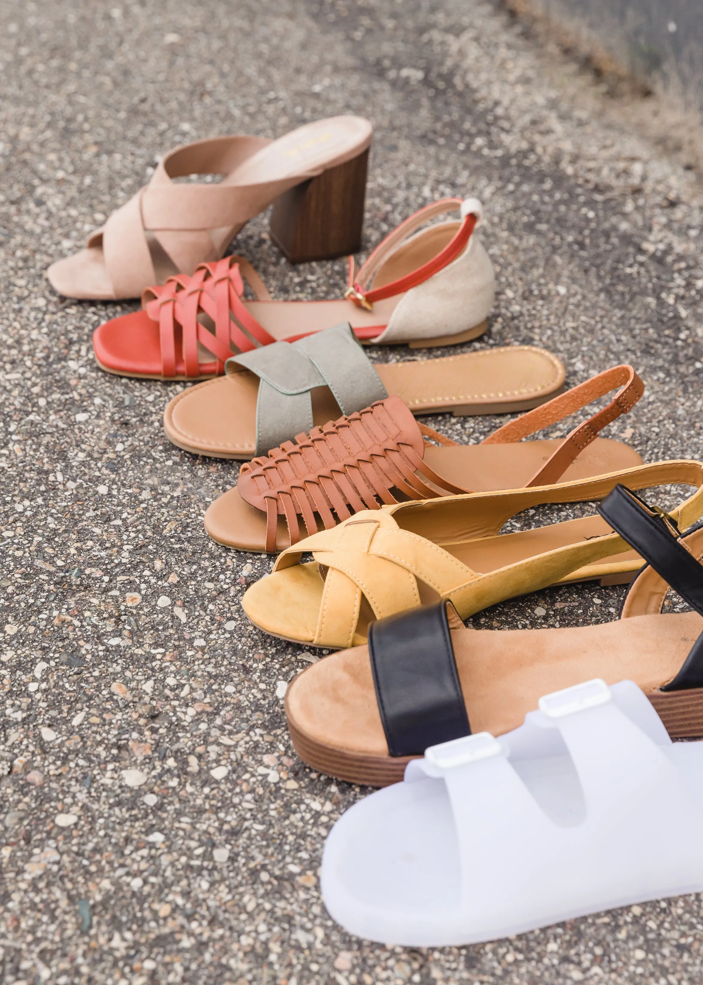 Black Ankle Strap Wedge - FINAL SALE