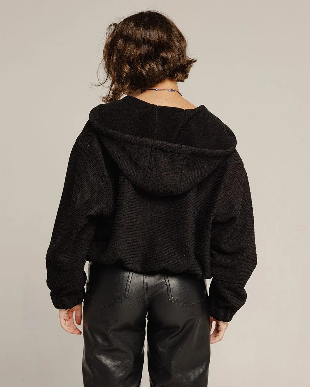 Black Cropped Jacket