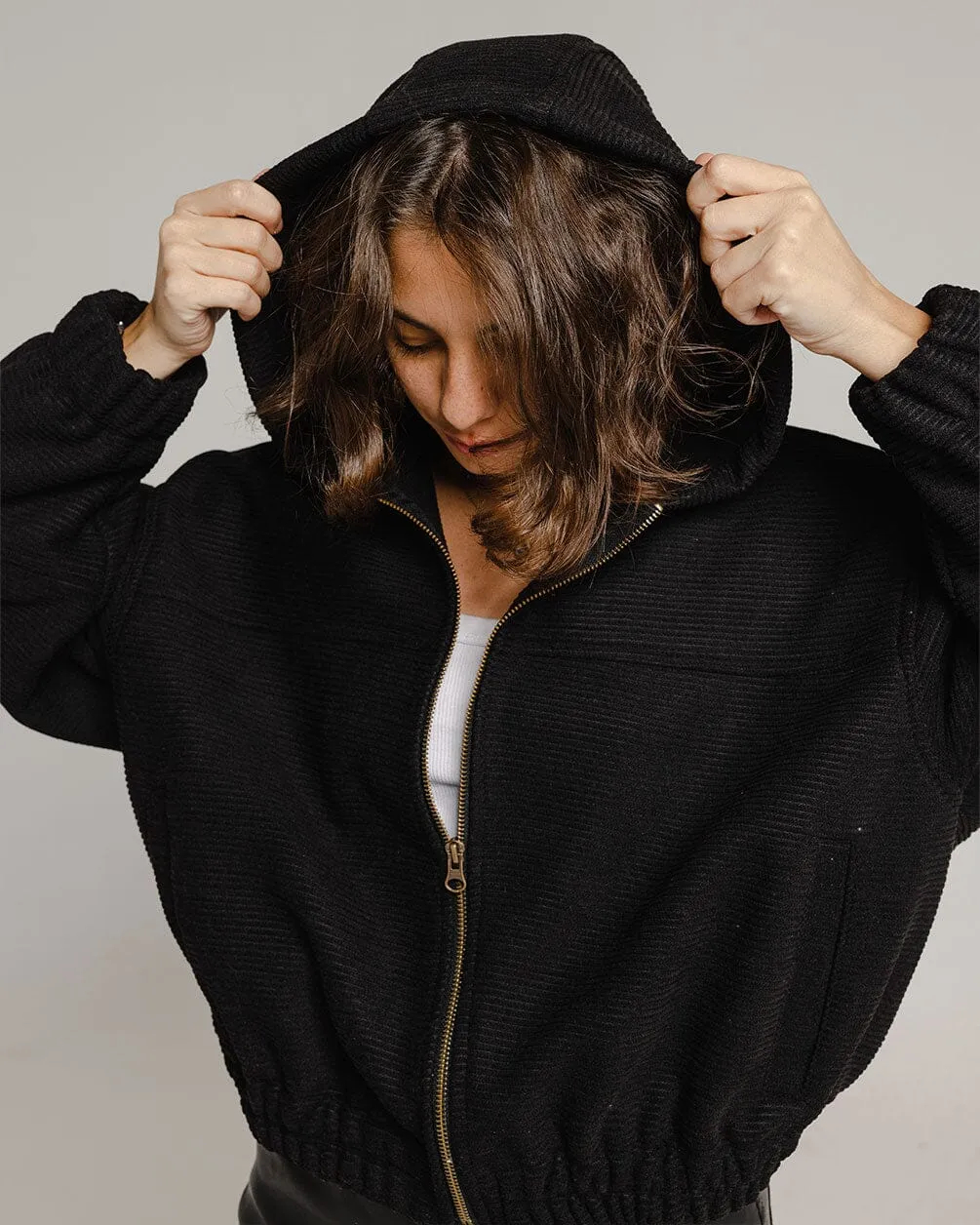 Black Cropped Jacket