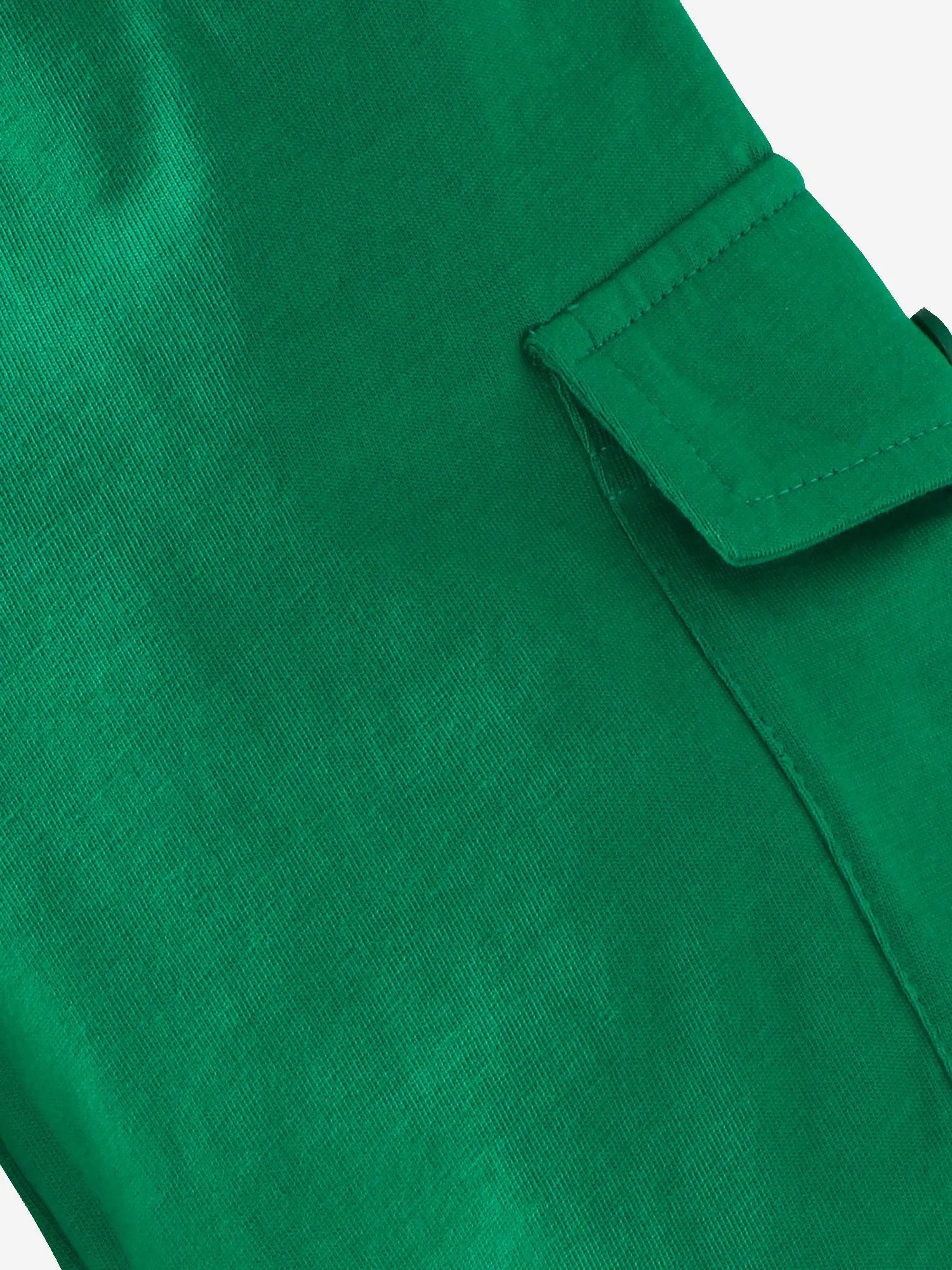 Boys Solid Knit Cargo Shorts