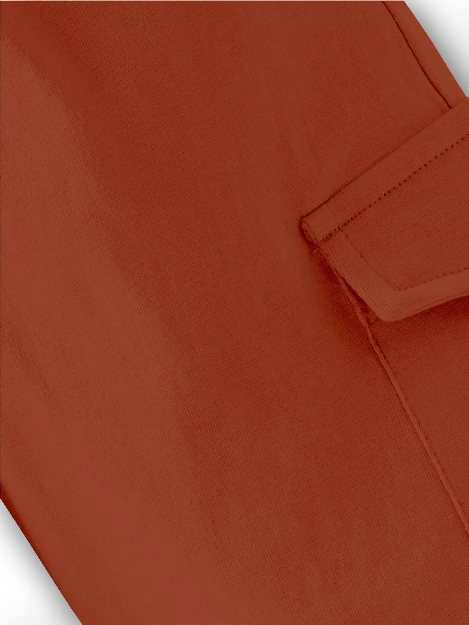 Boys Solid Knit Cargo Shorts