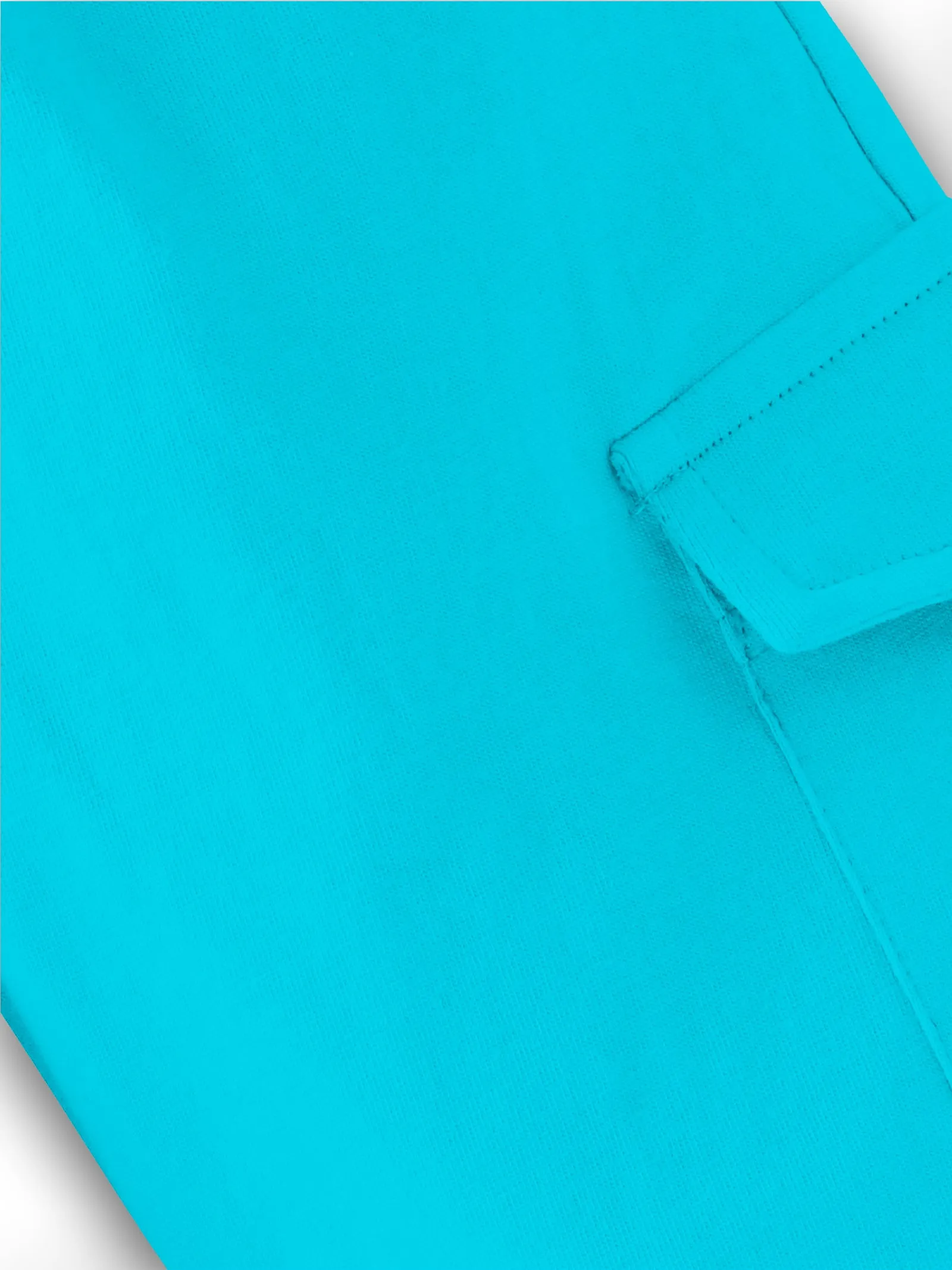 Boys Solid Knit Cargo Shorts