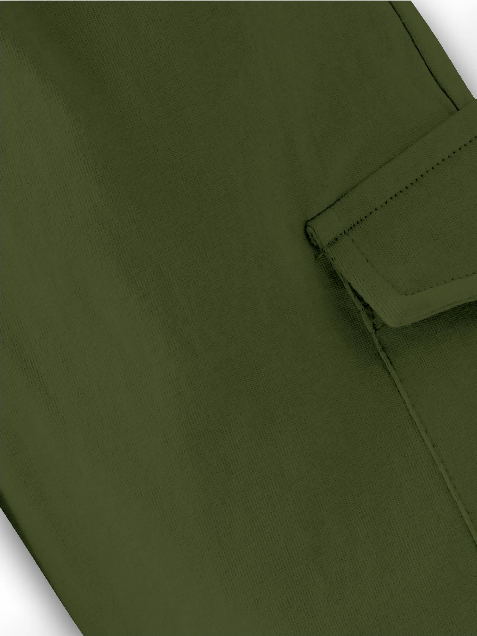 Boys Solid Knit Cargo Shorts