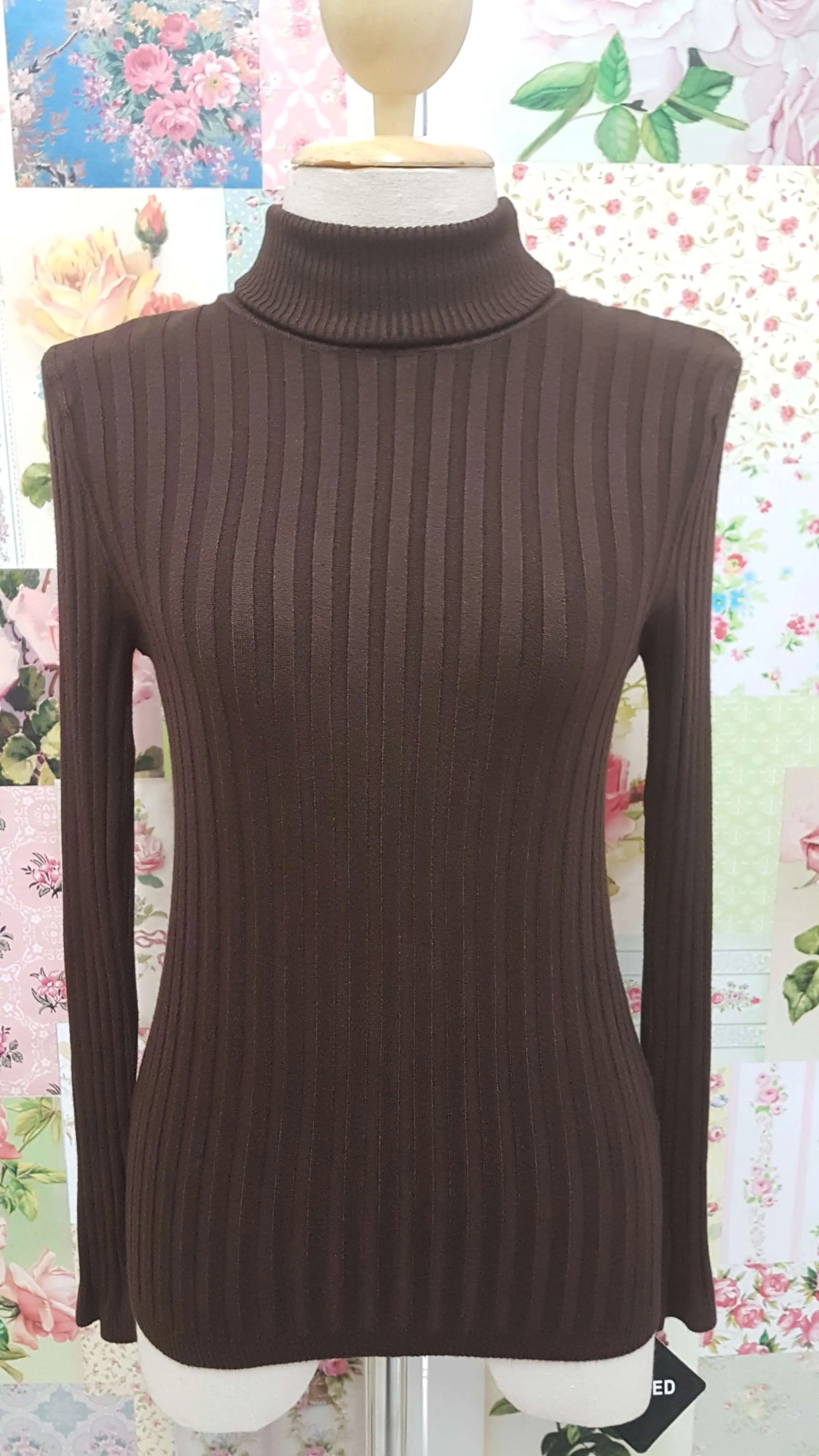 Brown Knitted Top BU0124