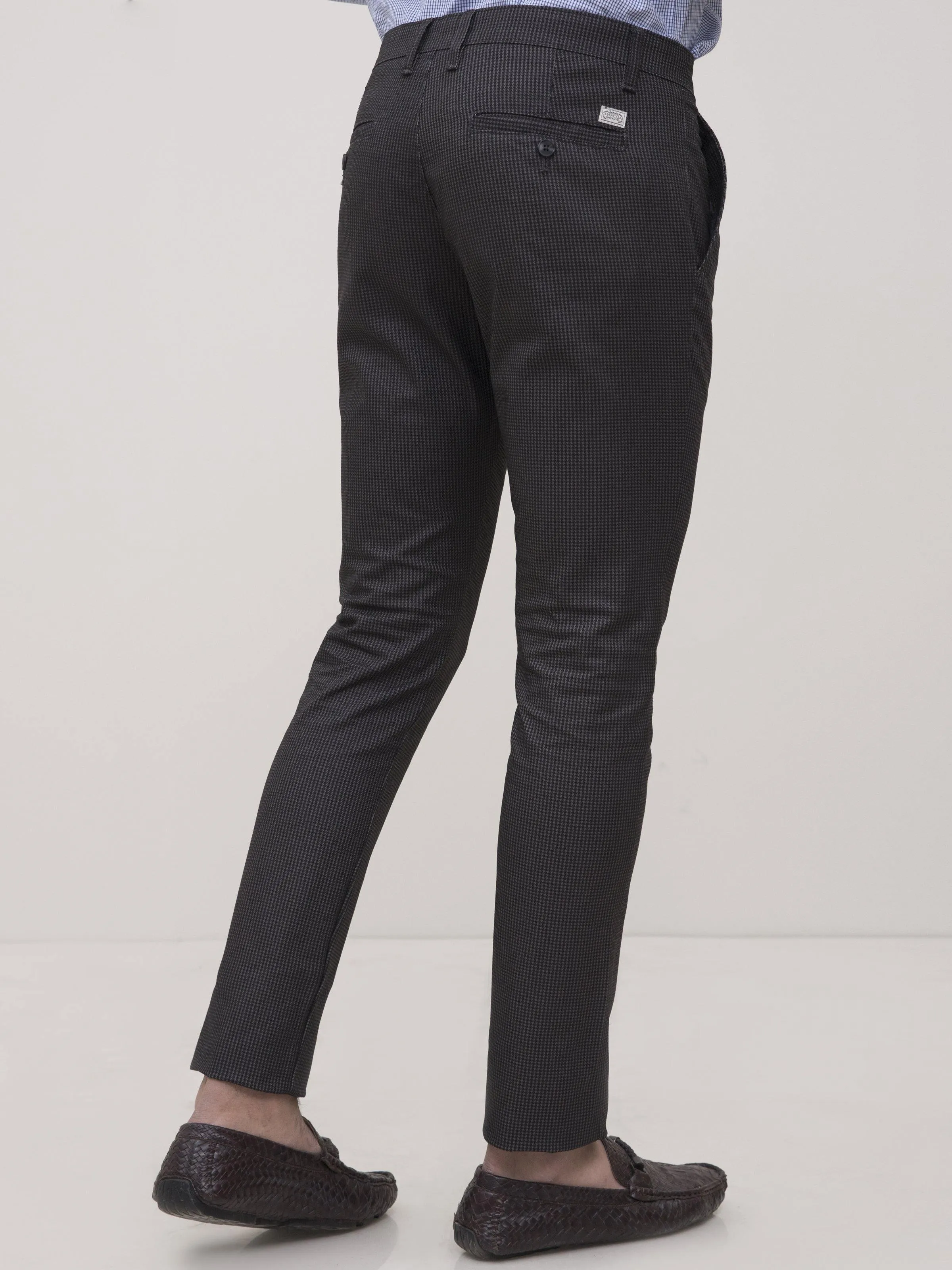 CASUAL PANT CROSS POCKET SLIM FIT BLACK GREY