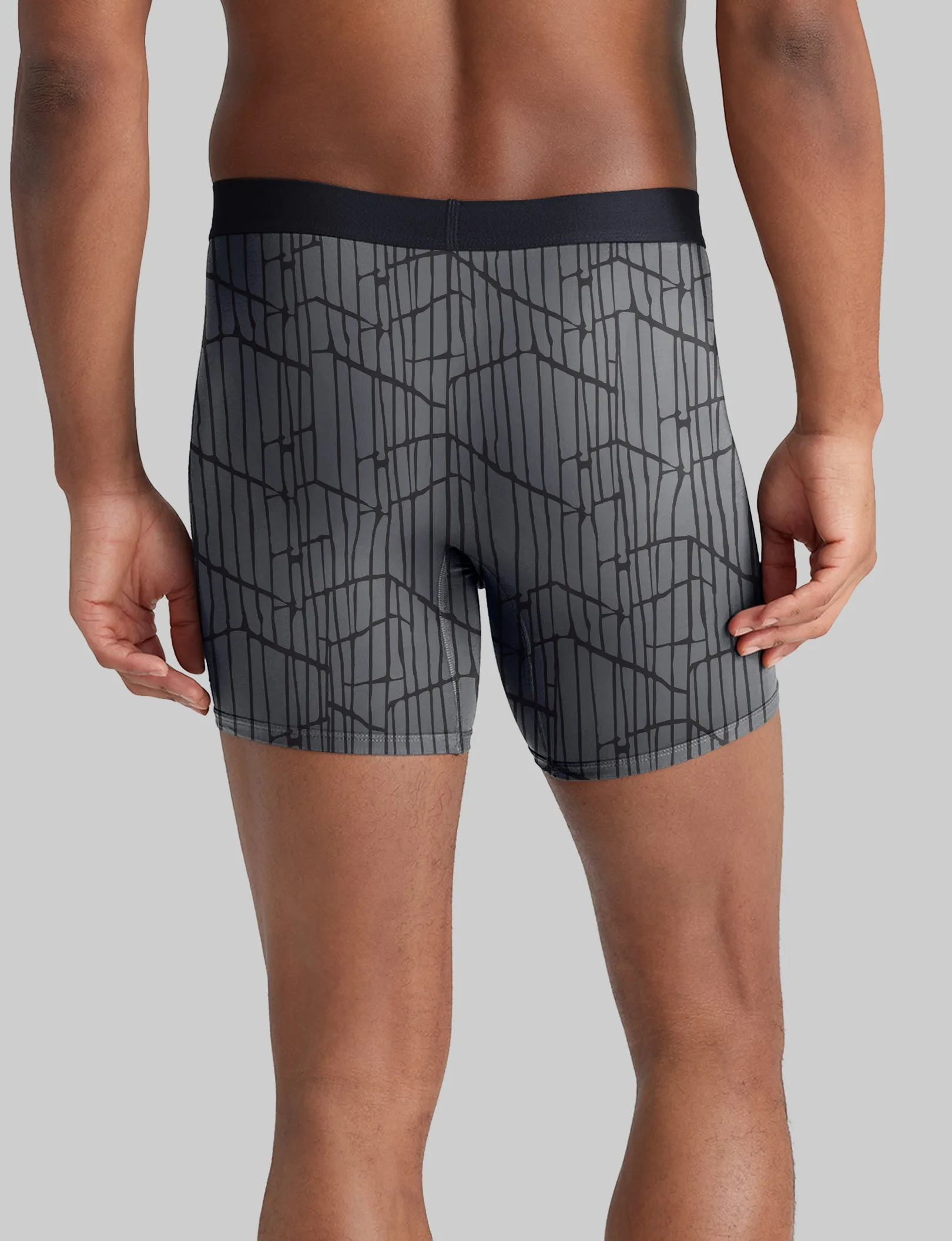 Cool Cotton Mid-Length Boxer Brief 6"