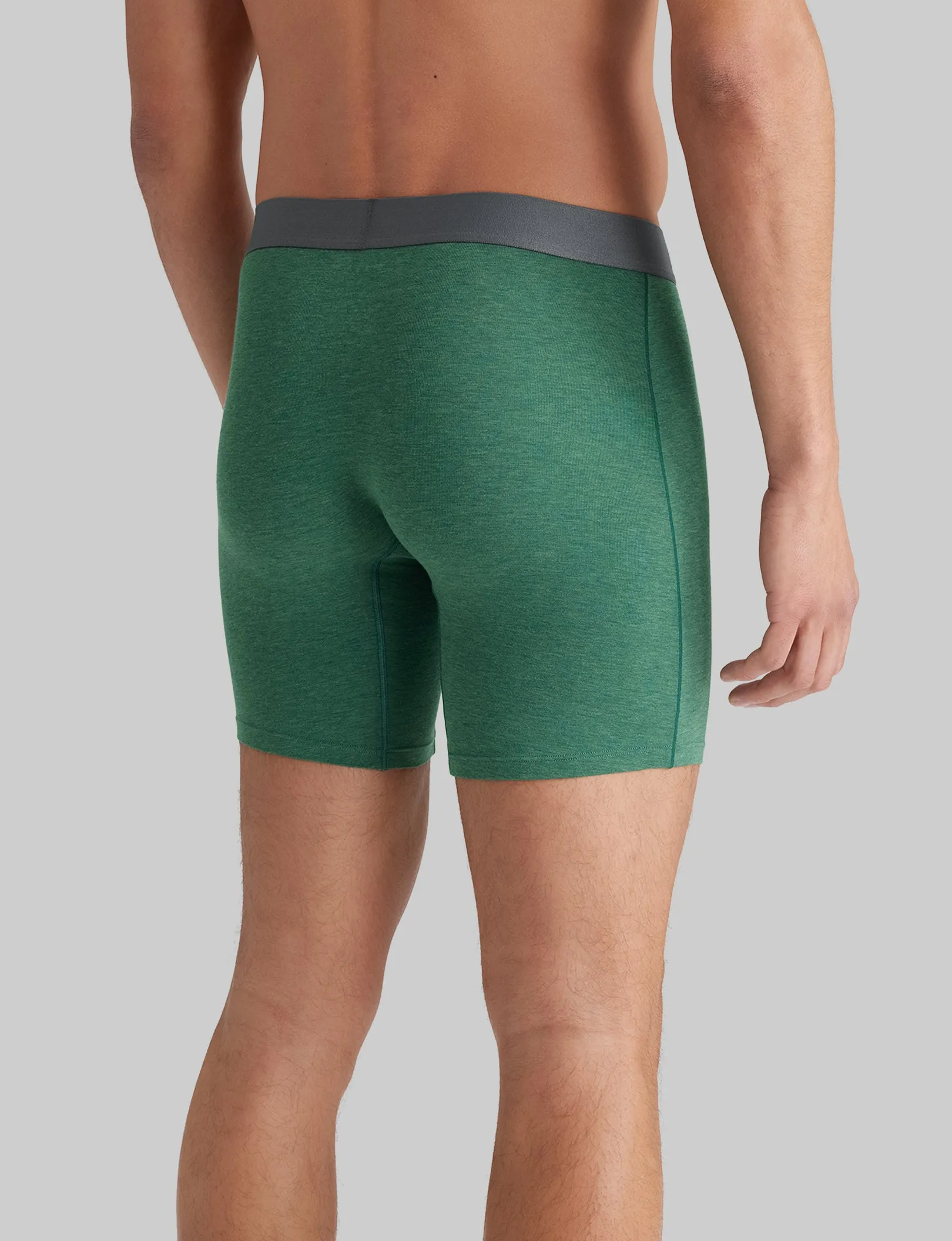 Cool Cotton Mid-Length Boxer Brief 6"