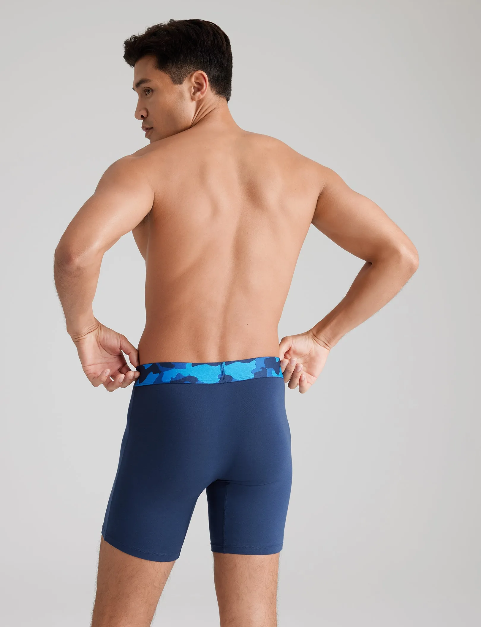 Cool Cotton Mid-Length Boxer Brief 6"