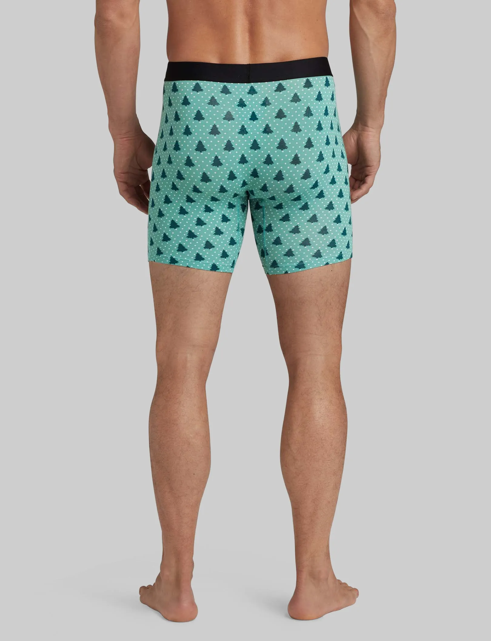 Cool Cotton Mid-Length Boxer Brief 6"