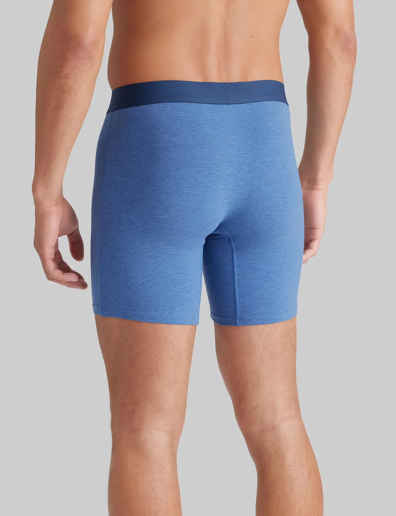Cool Cotton Mid-Length Boxer Brief 6"