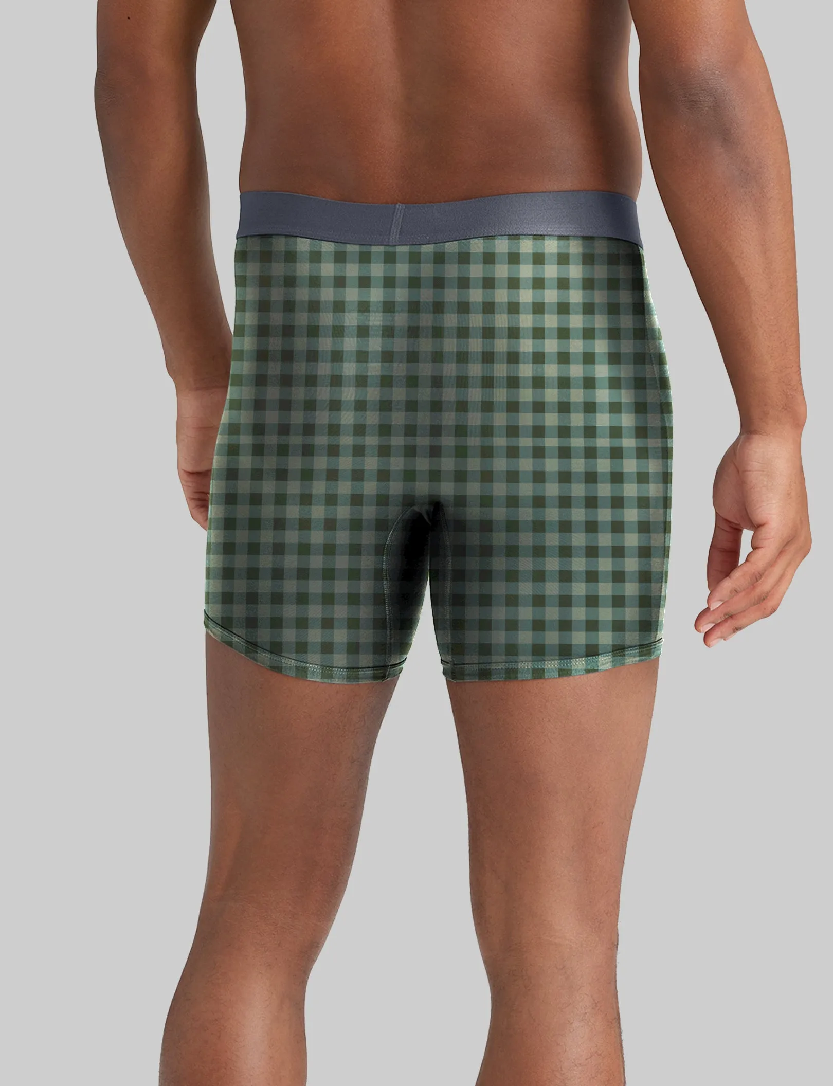 Cool Cotton Mid-Length Boxer Brief 6"