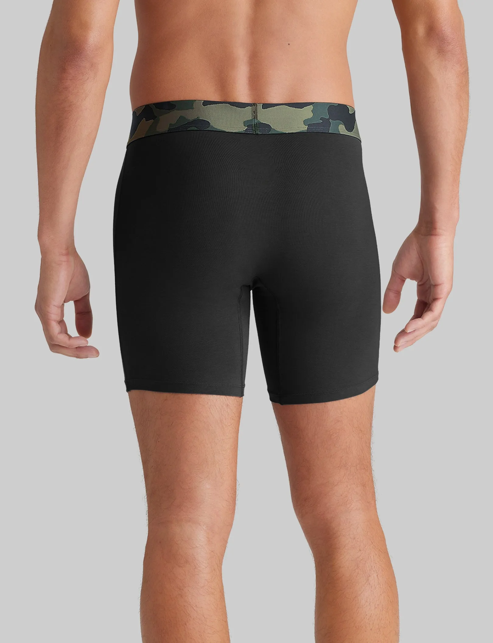 Cool Cotton Mid-Length Boxer Brief 6"