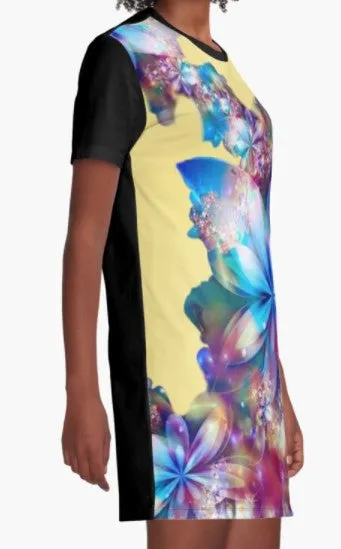 Cowgirl Kim Flower Flash Graphic Tee Dress