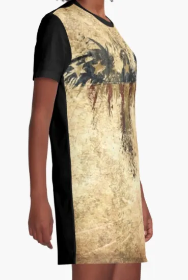 Cowgirl Kim Independence Graphic Tee Dress - Medium ONLY
