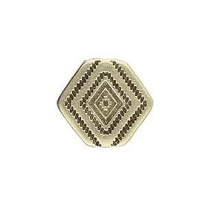 Cymbal™ Malliadiko Chevron Connector Beads, 9.5 x 11.2 mm - Antique Brass Plated, 24K Gold Plated, Antique Silver Plated or Rose Gold Plated - 2 Connectors