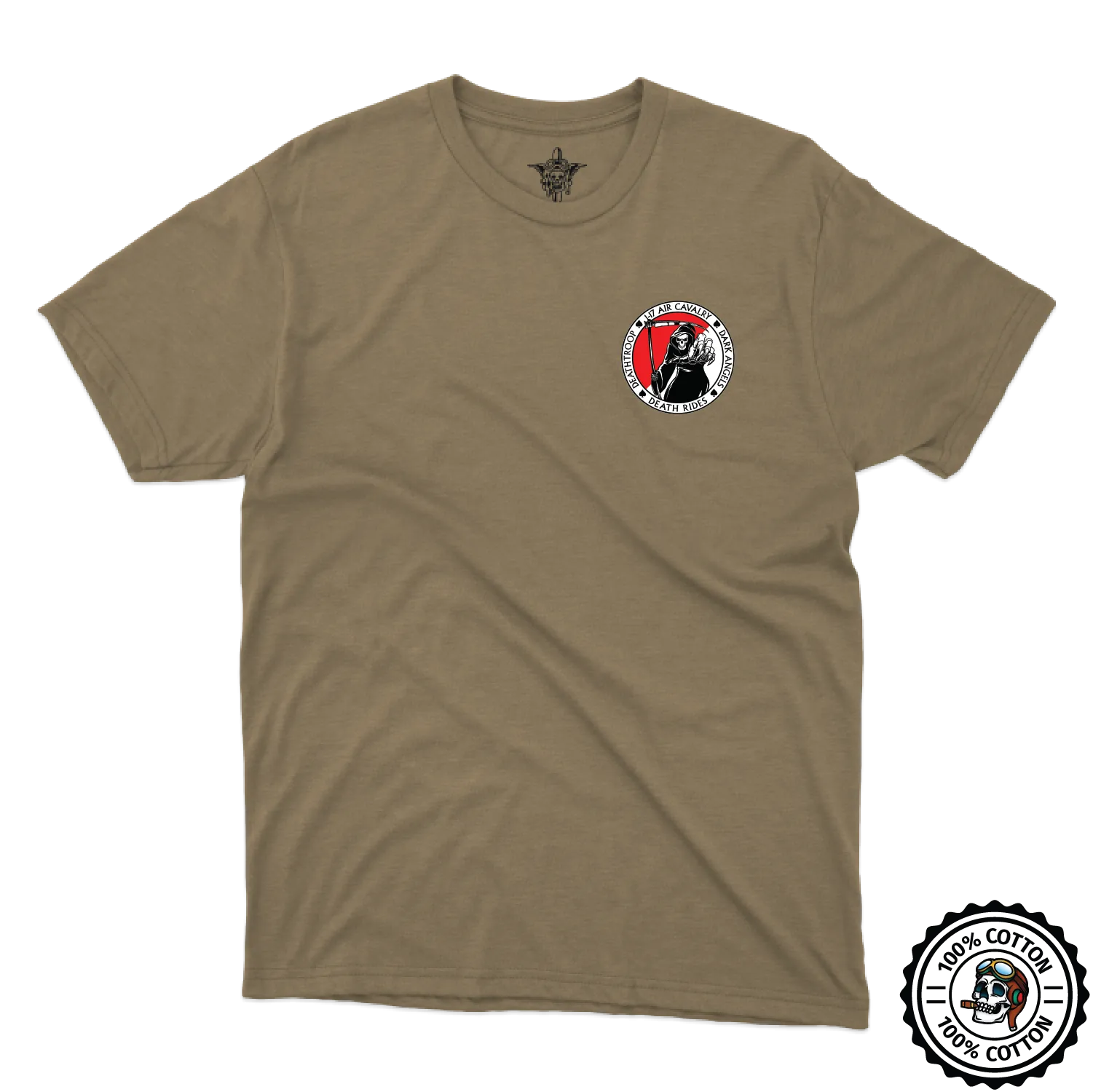 D TRP, 1-17 ACS “Dark Angels” v2 Tan 499 T-Shirt
