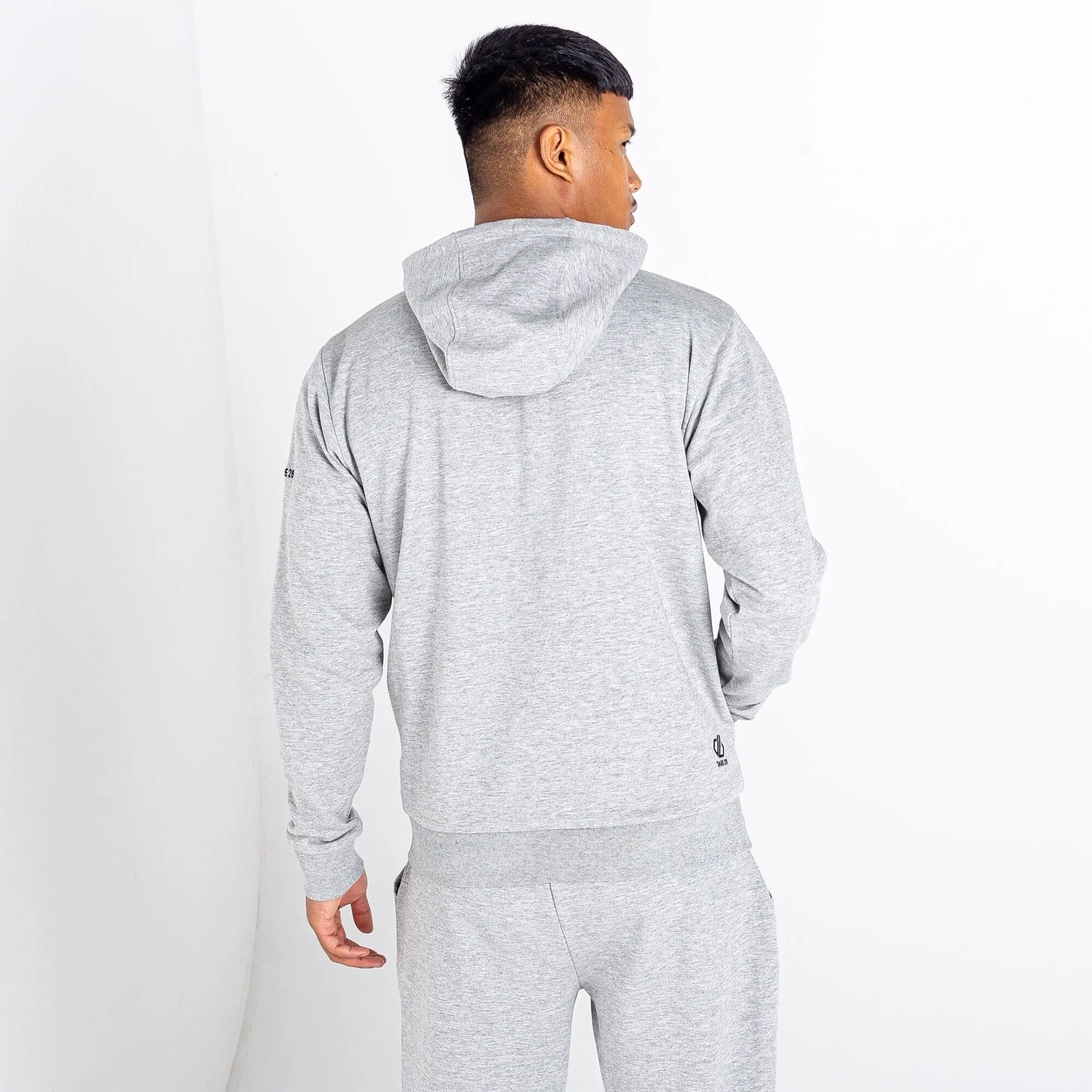 Dare2b Mens Lounge Out Full Zip Hoody -ASH