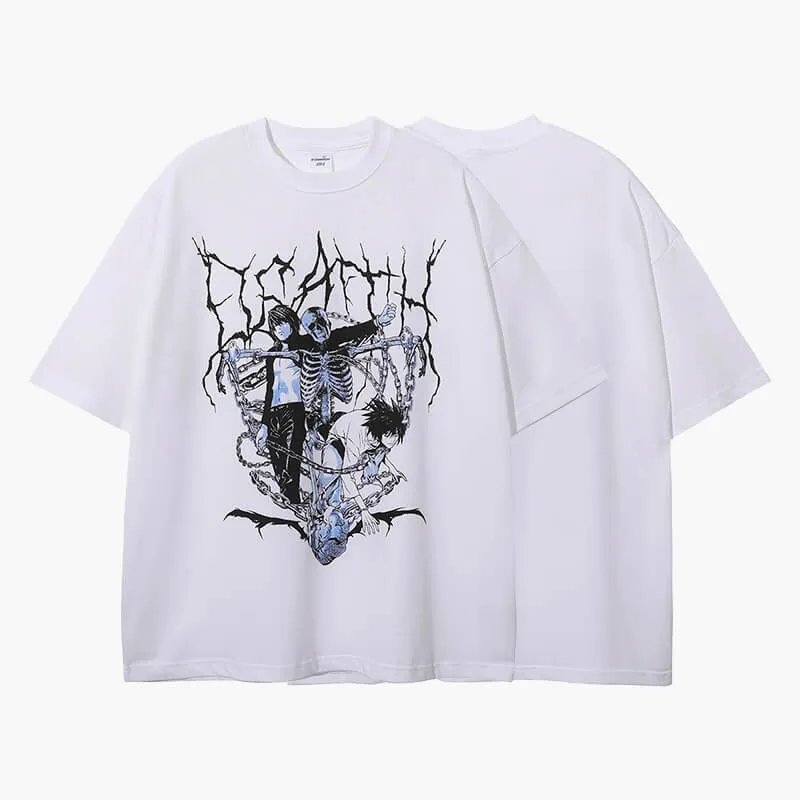 Death Note T-Shirt Dark Style Anime Aesthetic