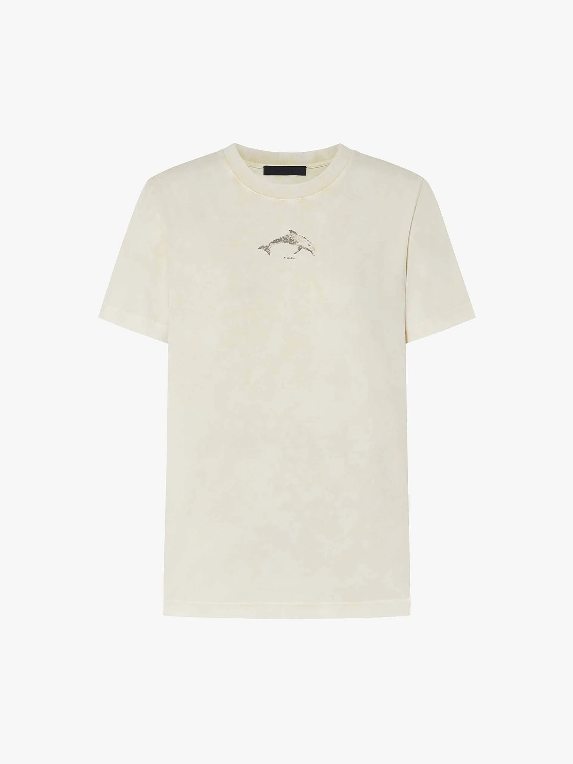 Dolphin Print Crewneck T-shirt