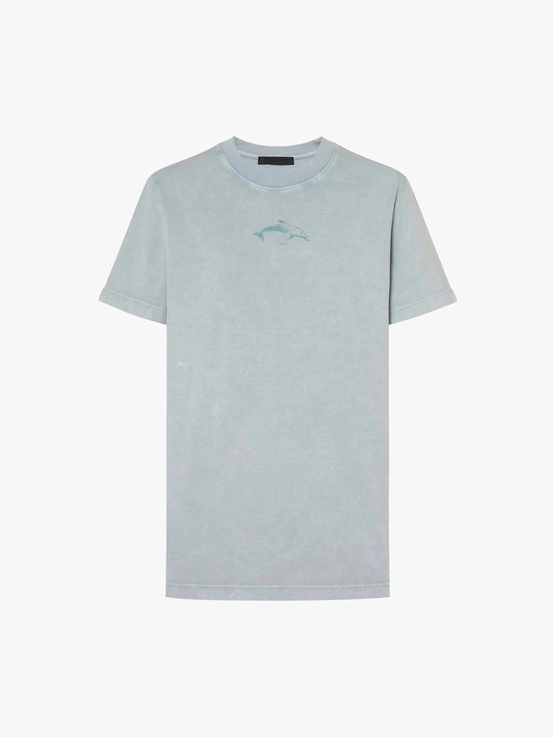 Dolphin Print Crewneck T-shirt