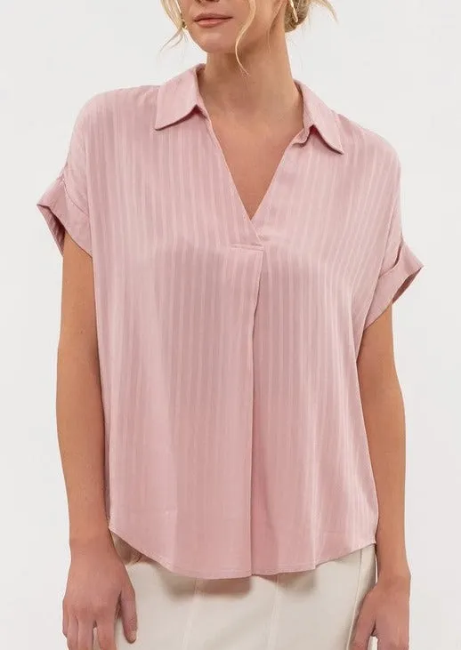 FINAL SALE - Collared Tops - 4 Colors!