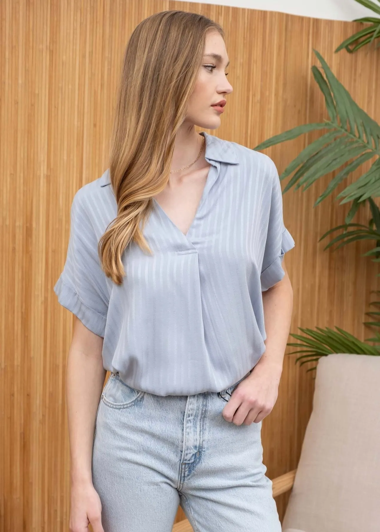 FINAL SALE - Collared Tops - 4 Colors!