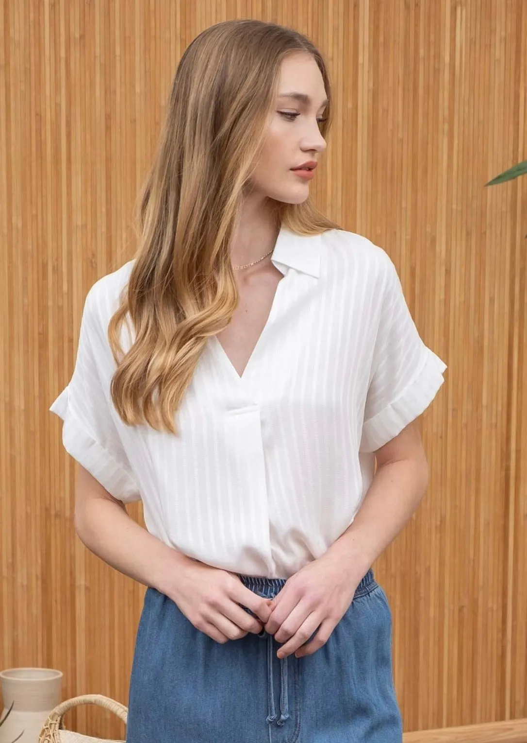 FINAL SALE - Collared Tops - 4 Colors!