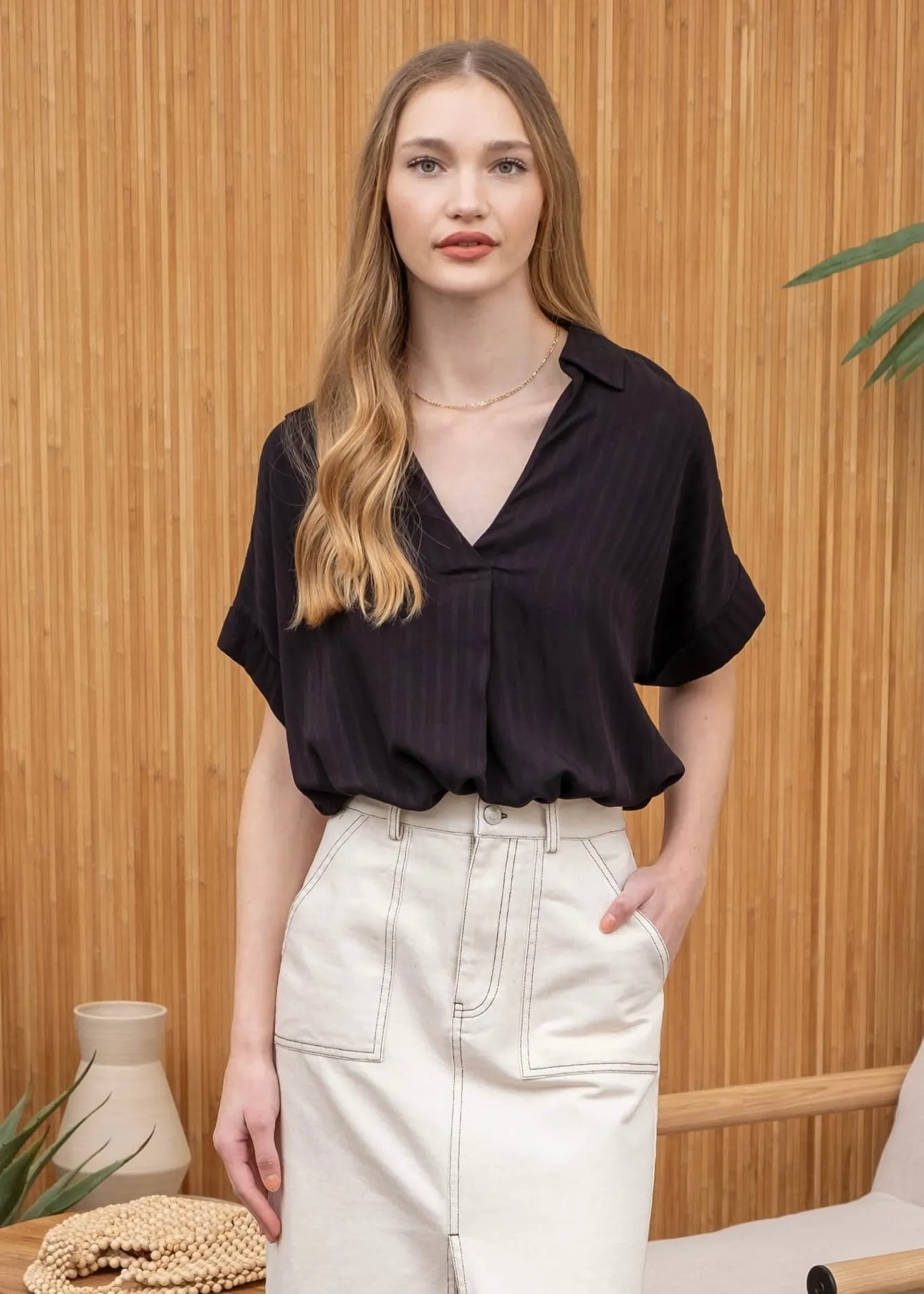 FINAL SALE - Collared Tops - 4 Colors!