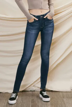 Francesca Mid Rise Skinny Jeans - KanCan