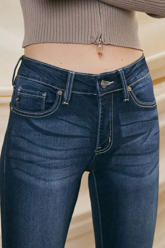 Francesca Mid Rise Skinny Jeans - KanCan