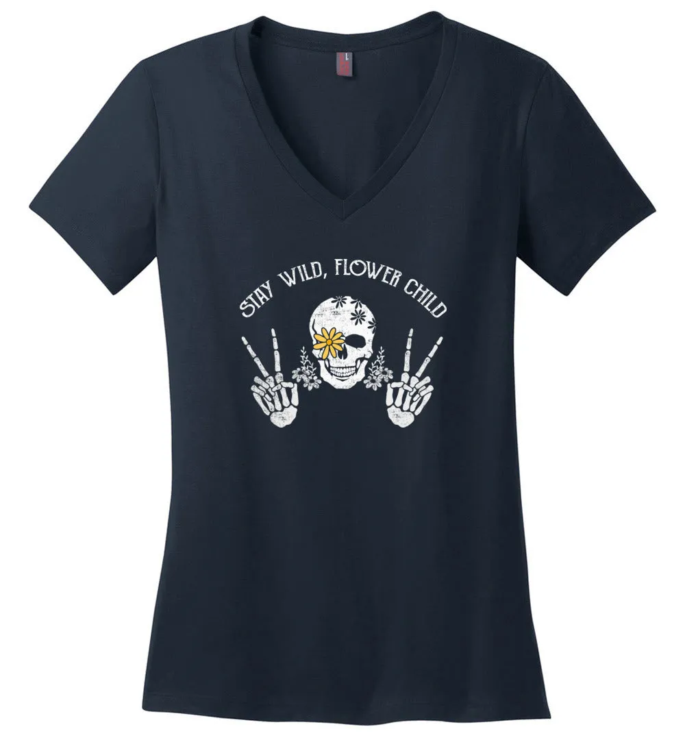Funny Halloween Flower Child T-shirts