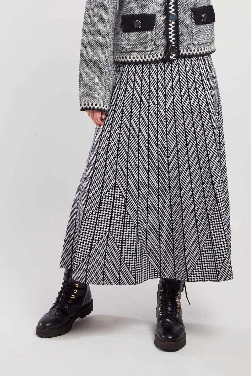 Galante Midi Skirt  Noir