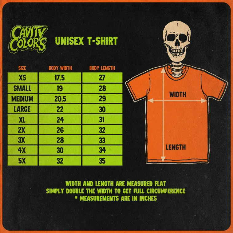 GOOSEBUMPS: 1992 - T-SHIRT (GLOW IN THE DARK)