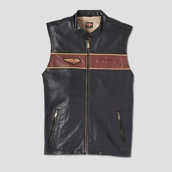 Harley Davidson 120th Anniversary Commemorative Leather Vest