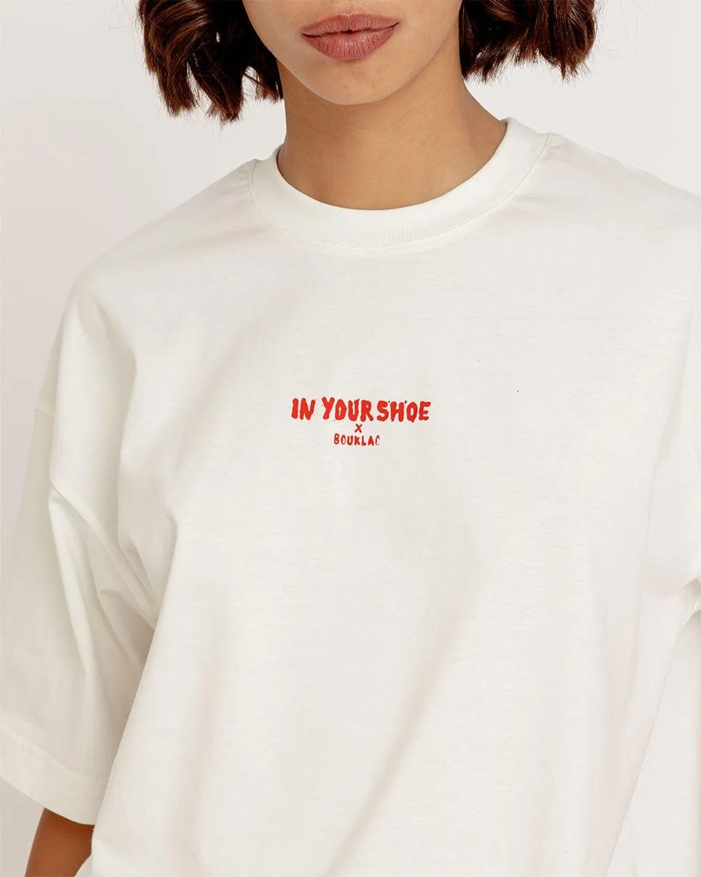 Hiding The Body Printed Oversized Tee