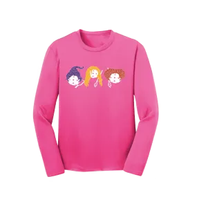 Hocus Pocus | Youth Long Sleeve Pickleball Shirts | 100% Polyester
